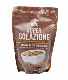 Super Colazione - Cacao e Pasta di Nocciole 360gr iswari