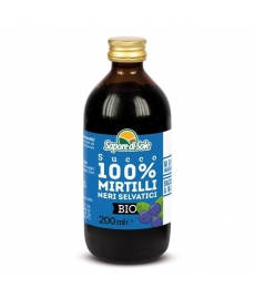 Succo Mirtillo 100% Bio 200 ml Sapore di Sole Effegi