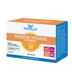 Magnesio Potassio + Vitamina C Gusto Arancia 20 Bustine NaturPlus