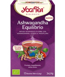 infuso ashwagandha equilibrio 34 gr yogi tea