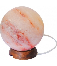 Lampada di sale rosa dell'Himalaya sferica 3 Kg