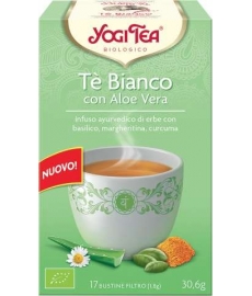 Yogi Tea Bio Tè Bianco con Aloe Vera