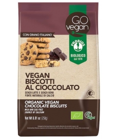 Vegan Biscotti al Cioccolato con Riso Germogliato Bio 250 gr Probios